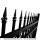 黒の色の亜鉛鋼鍛鉄フェンス